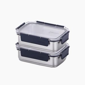 스텐락 국산 스텐밀폐용기 모스트 5호 2p세트 700ml