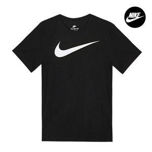 [나이키] NIKE 베이직 스우시 남자 여성 반팔티셔츠 블랙 DC5094-010