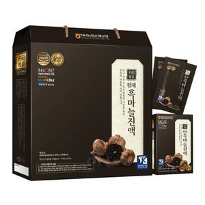 명품 황제 흑마늘 진액 60ml 30포 2개 흑마늘추출액 국내산 100% 액상차 식약청