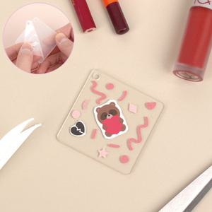 DIY 키링 만들기 투명 아크릴판 사각