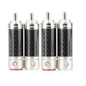 FURUTECH CF 102 R 탄소 섬유 등급 RCA 플러그 감자 핸들 상자 없음