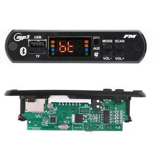 DC7 5V 차량용 파워 앰프 보드 MP3 WMA 디코더 보드 오디오 USB TF FM 라디오 모듈 무선 블루투스 5.0 2 25W