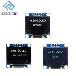 블루화이트옐로우 블루 컬러 128X64 OLED LCD LED 디스플레이 모듈, 라즈베리 파이 Arduino 0.96 I2C IIC