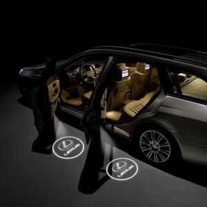 렉서스 HD 자동차 도어 램프 프로젝터 배지 Lexus RX330 IS250 Ct200h 용 환영 빛