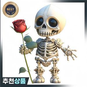 매력적인 해골 장미 비닐 스티커 자동차 노트북 트럭 오토바이 스크래치 커버  문짝 데칼 방수