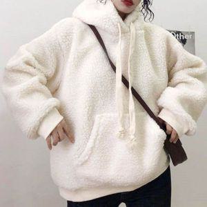 [기타]무지 베이직 양털 겨울 후드티 캐주얼 겨울 데일리룩