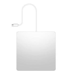 USB 외장 CD/DVD 드라이브 C 타입 휴대용 프리 CD 영화 플레이어 노트북 PC 윈도우 맥 실버