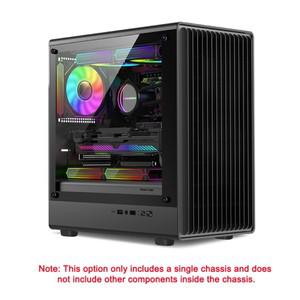 파워 트레인 V1 MATX 섀시, 데스크탑 컴퓨터 측면 투명 유리, 수직 호스트 지지대 240/280, PC 케이스