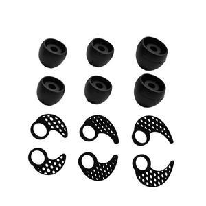JayBird BlueBuds X X2  X3 용 소프트 실리콘 이어팁 이어훅 블루투스 스포츠 이어버드 교체 이어젤 신