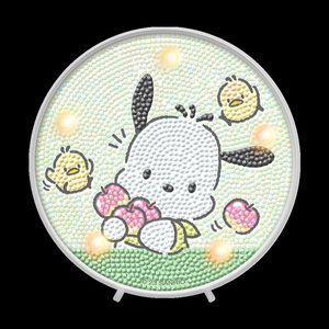 DIY 보석십자수 오로라 무드등 산리오 포차코 애플