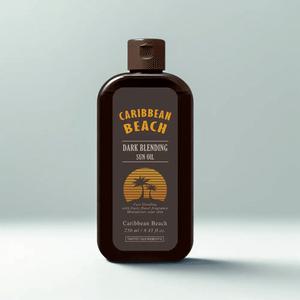 캐리비안비치 다크 블렌딩 선 오일 SPF3 태닝 250ml