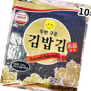 유창 골드 구운 김밥김 230g 10개 김 식자재