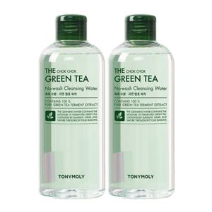 토니모리 더 촉촉 그린티 노워시 클렌징 워터 300ml 2개