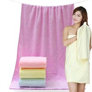 대형 목욕샤워타올 타월 부드러운 촉감 체온 조절 샤워 가운 물놀이타 월 수영장타올 목욕 비치타 타월