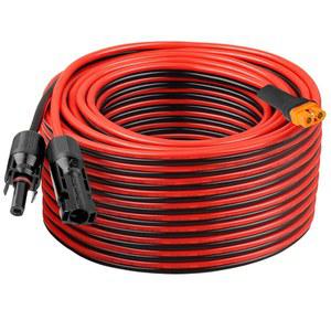 휴대용 발전소 태양광 패널 RV 배터리용 10AWG 75FT 태양광-XT60i 연장 케이블 3 6 10 35 50 75 100FT 헤비 듀티 어댑터 커넥터 XT60i 와이어
