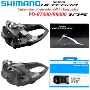 SHIMANO ULTEGRA PD-R8000 자전거 페달 SPD-SL 탄소 단면 105 SH11 클리트가 포함된 도로