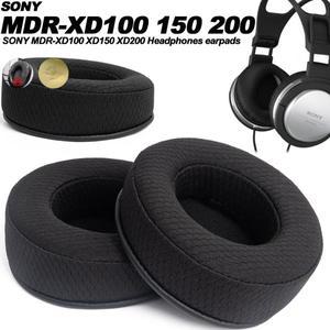 SONY MDR-XD100 XD150 XD200 이어폰 패드 교체용 이어패드 천 메모리 커버 스폰지 소프트 단백질