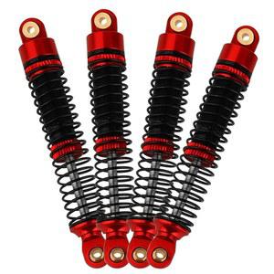 포트예스 4pcs LOSI 미니 LMT 1/18 4X4 브러시드 몬스터 트럭 RTR LOS01026 금속 업그레이드 부품(빨간색)