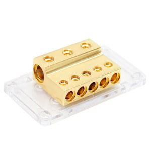 출력 POWER LOGIC 하이 퀄리티 터미널 블록, 휴대용 퓨즈 케이블 분배기, 분배 12V, 6 웨이, 4GA 2,