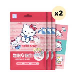 아텍스 썸머 향 패치 모기 스티커 유아 헬로키티 6EA