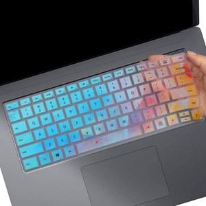 Microsoft Surface Book 3/2, Laptop 5/4/3 13.5인치 15인치용 컬러풀 키보드 커버 - 보호용 피부