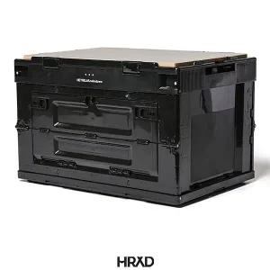 [헤이릴렉스캄다운] 캠핑 V2 폴딩박스 블랙 HRXDFDB2-BK