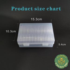 실버 달러 보관 상자에는 50개의 40mm 원형 기념 동전 Yuan Datou st가 포함되어 있습니다.