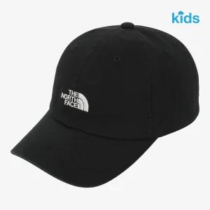 노스페이스 키즈 모자 쿨맥스 베이직 로고 볼캡 NE3CR00 블랙