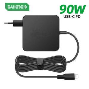 EU 노트북 어댑터 90W 87W USB-C 유형 C 65W 충전기 전원 20V 4.5A MacBook Pro A1706 A1719 스핀 7 Dell X