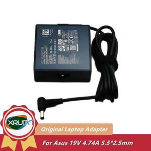 ASUS 노트북 충전기 ACDC 전원 어댑터 A19-090P2A ADP-90LE B 19V 4.74A 90W 5.5*2.5mm