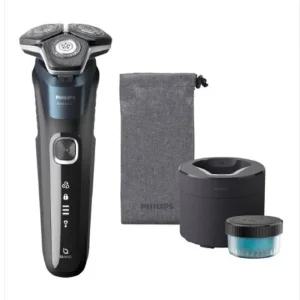 SkinIQ 5000 시리즈 전기면도기 세척카트리지 스마트 초밀착 쉐이빙 건/습식 트리머 면도기 생일 선물세트