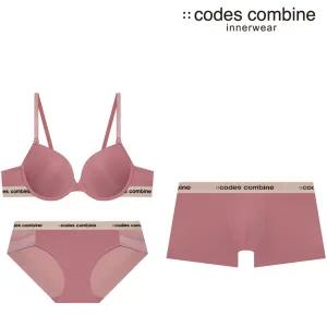[코데즈컴바인이너웨어](강남점)핑크 커플세트 (CEWBR961PK+CEWBP961PK+CEMDR961PK)