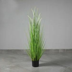 그린 조화나무 화이트 90cm 조화 인조갈대 강아지풀