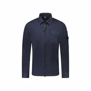 [CP COMPANY]시피컴퍼니 오가닉 지퍼 오버셔츠 이클립스 남성 RCCMOS705A 110143G 888