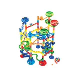 유아 마블런 탑 구슬 레일만들기 108pcs+보관함 과학놀이 학습완구 손녀선물 창의블록