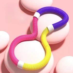 스프링 소프트 훌라후프 꽈배기 조립식 물결 뱃살관리 마사지