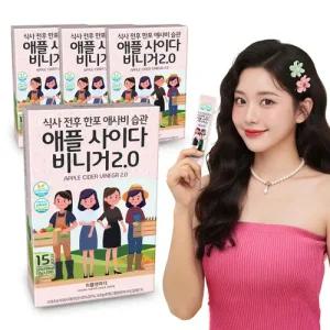[리틀앤마더]애플사이다 비니거  4박스(15포/박스, 총 60포)