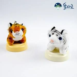 [율아트]의미있는선물 민화 호랑이 인형 키링