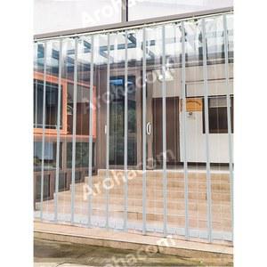 투명커튼 투명 자바라 커텐 우레탄 에어컨 파티션 도어 pvc 접이식 바람