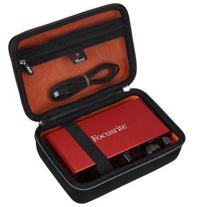 포커스라이트 스칼렛 2i2(3세대) 4세대 USB 오디오 인터페이스 및 액세서리와 호환되는 Mchoi 하드 EVA 여행용 케이스, 케이스 전용