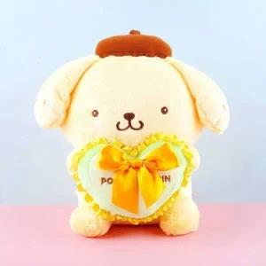 산리오 폼폼푸린 하트쿠션 봉제인형(중형)
