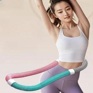 훌라후프 실내용 꽈배기 훌라후프 홈트 유산소 스프링 용수철 뱃살관리 복부 운동