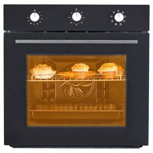 단일 벽 오븐 24인치, 내장 전기 오븐, 3000W, 240V, 2.5Cu.ft 컨벡션 내장 오븐, 스테인리스 스틸, 기계식 노브