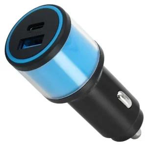 차량용 무드등 충전기 시거잭 AP19 스카이 USB+C 차량용충전기 차량용무드등 자동차충전기
