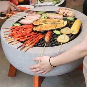 스톤 화로 불멍 펜션 야외 그릴 화덕 돌 화로대 장작
