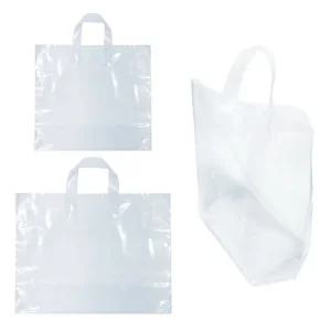 넓은 바닥 투명 끈봉투 버킷백 50매 봉투 비닐봉투 손잡이봉투 선물포장