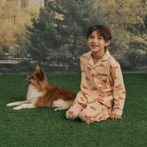 [갤러리아] [오르시떼] 아동 G009 뉴욕핫도그 긴소매 파자마 세트