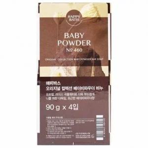 해피바스 오리지널 컬렉션 베이비파우더 비누 90g x 4개입
