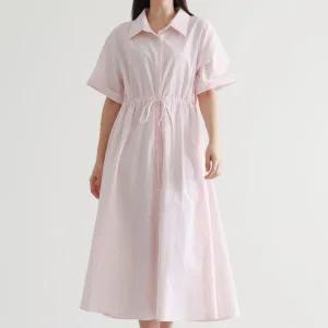 빅사이즈 508 깔끔끈벨트하객룩원피스 DWBV092