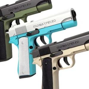 HIT M1911 자동 탄피 콜트 너프건 장난감 총 3color